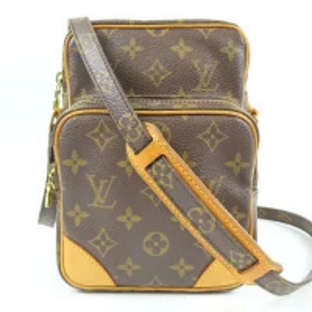 Louis Vuitton Amazon Shoulder Bag Pad Crossbody Brown